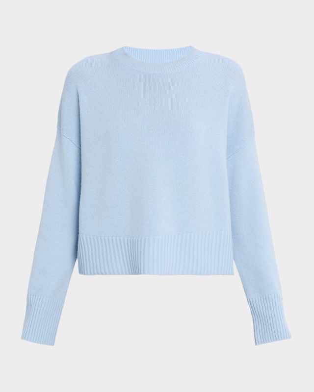 Boxy Crewneck Cashmere Sweater